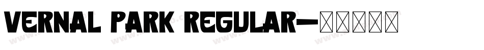 Vernal Park Regular字体转换